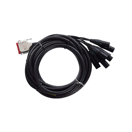Mogami Gold DB25-XLRM 8-channel Analog Interface Cable 20' Accessories / Cables
