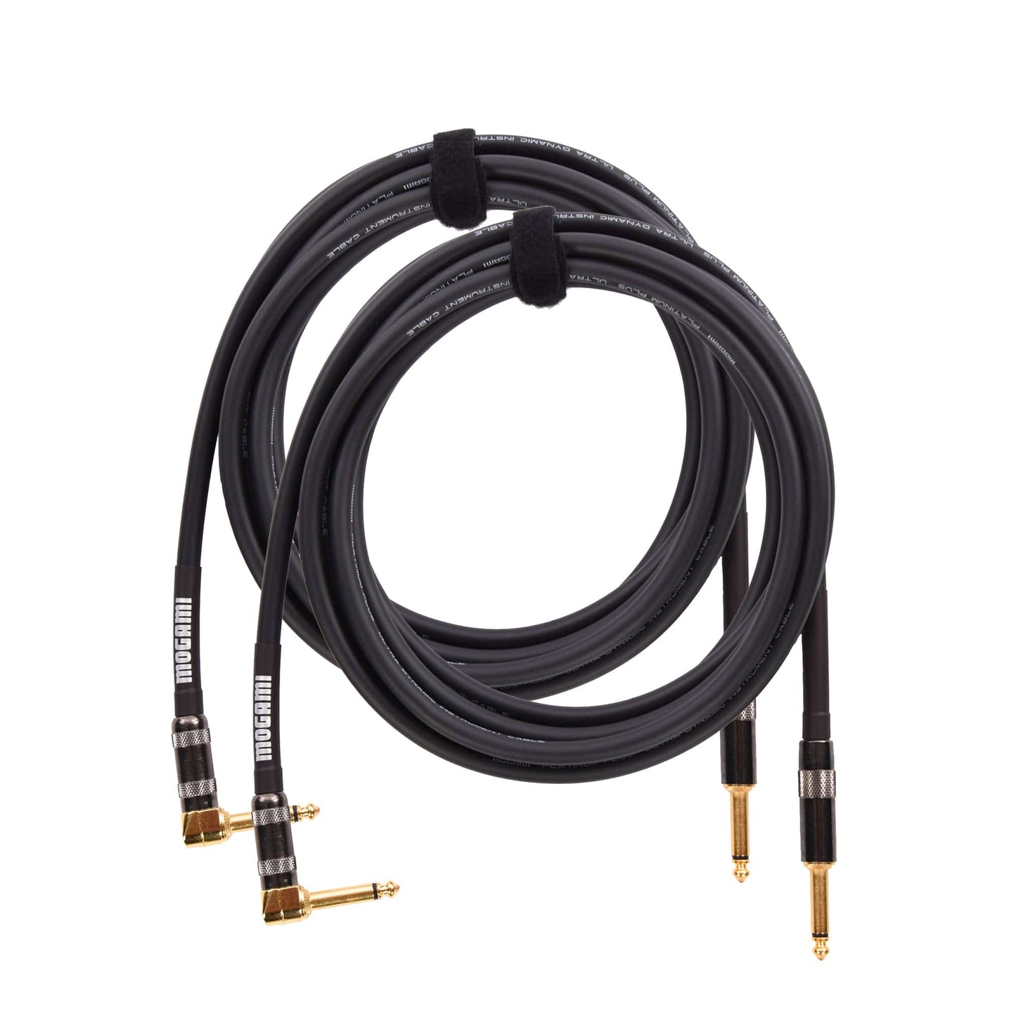 Mogami Platinum Instrument Cable 12' Angle-Straight 2 Pack Bundle Accessories / Cables