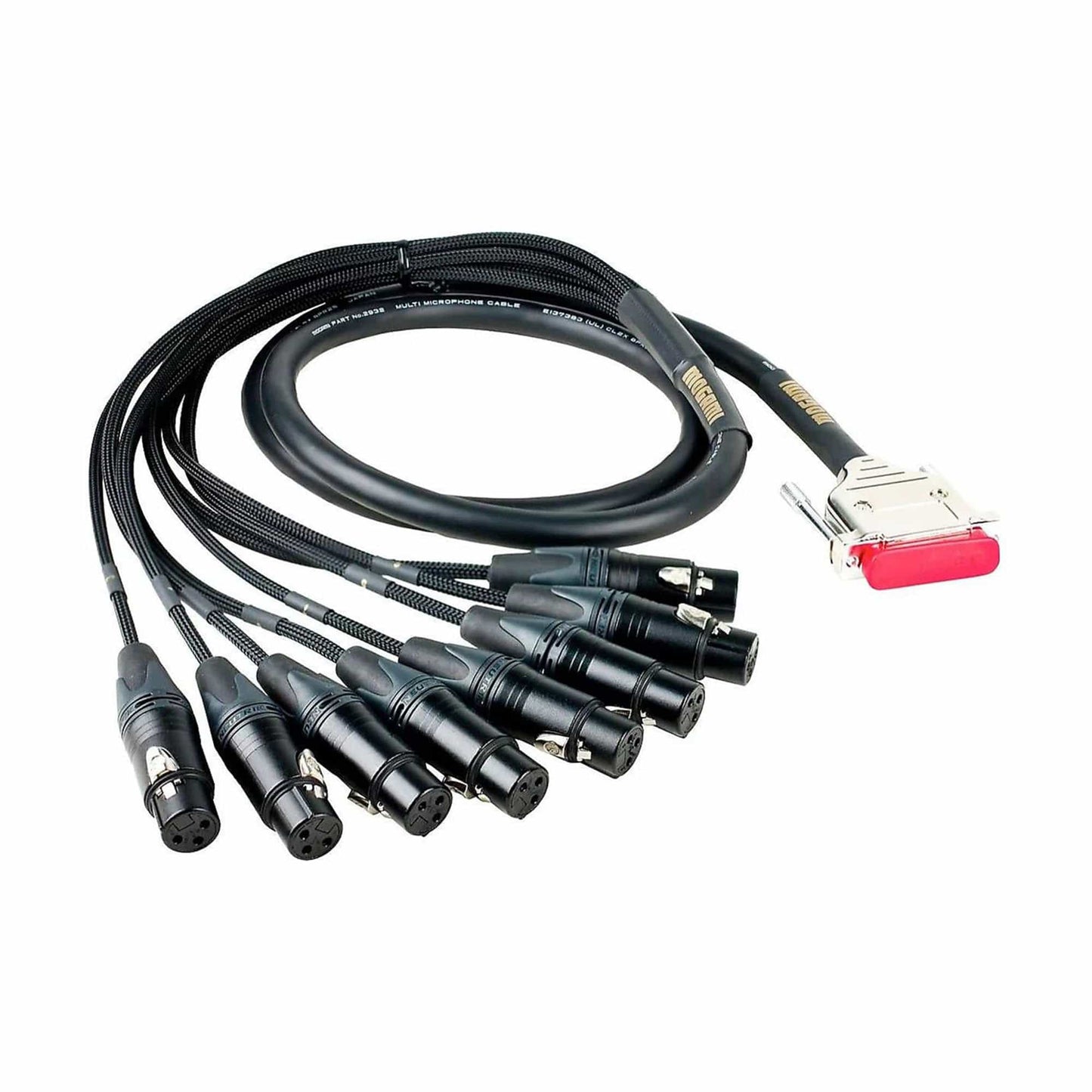 Mogami Gold DB25-XLRF 8-channel Analog Interface Cable 20' Accessories / Stands