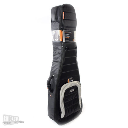 Mono M80 Dual Bass Case Jet Black Accessories / Cases and Gig Bags / Bass Cases