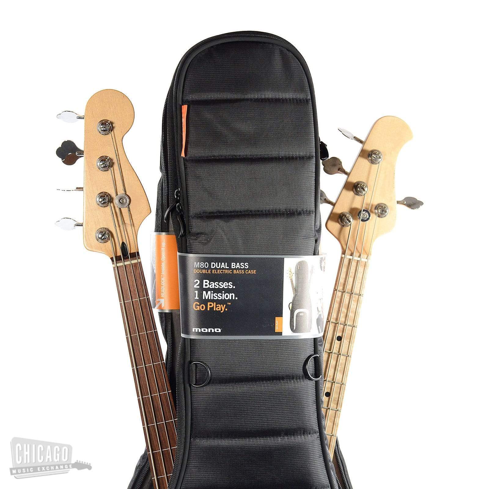 MONO Classic Dual Bass Guitar Case Black – Chicago Music Exchange