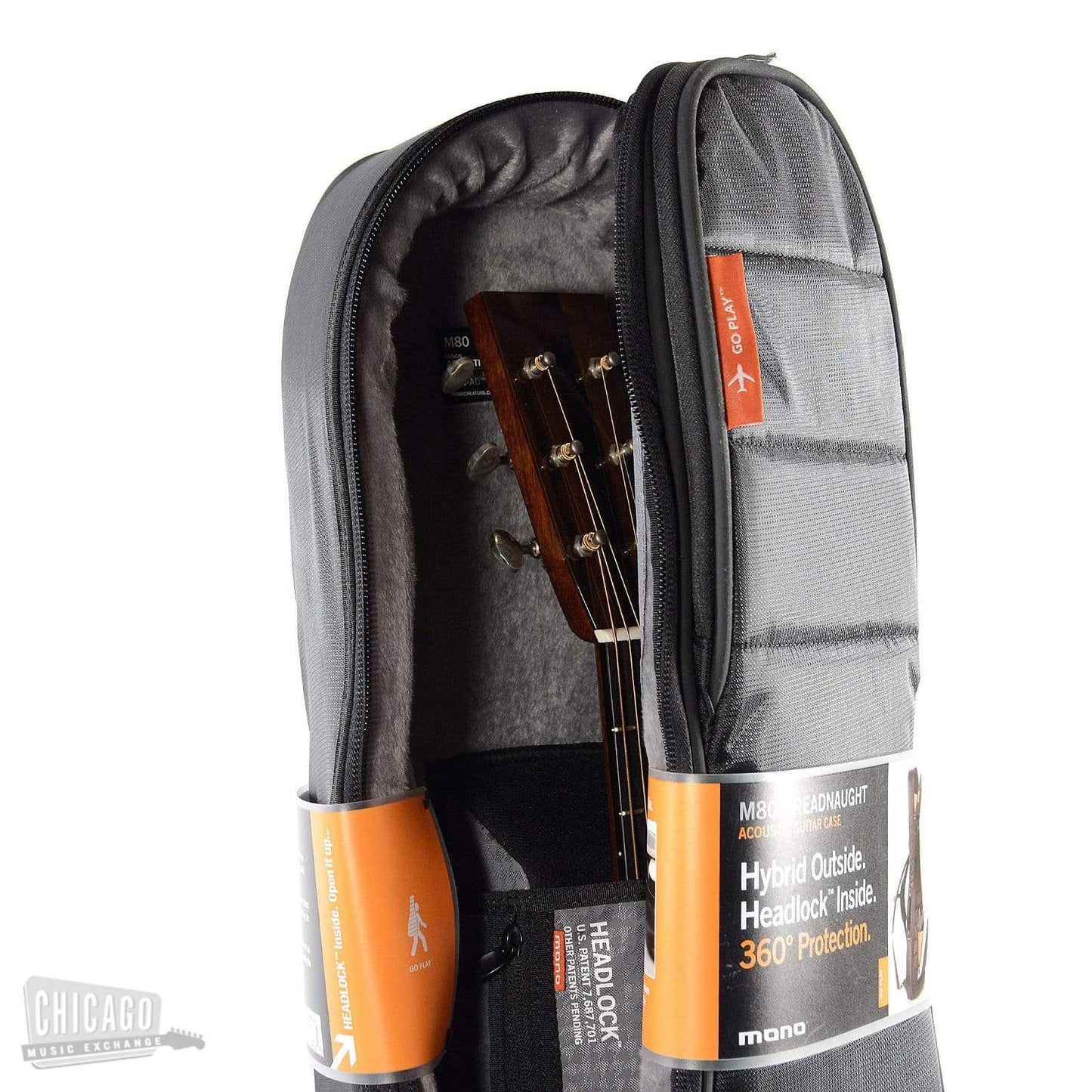 Mono M80 Acoustic Dreadnought Case Black Accessories / Cases and Gig Bags / Guitar Cases