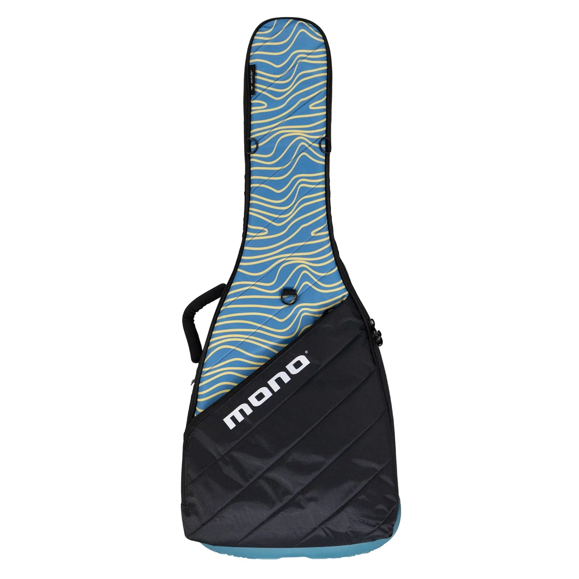 Mono x Teisco M80 Vertigo Electric Guitar Case Blue Accessories / Cases and Gig Bags / Guitar Cases