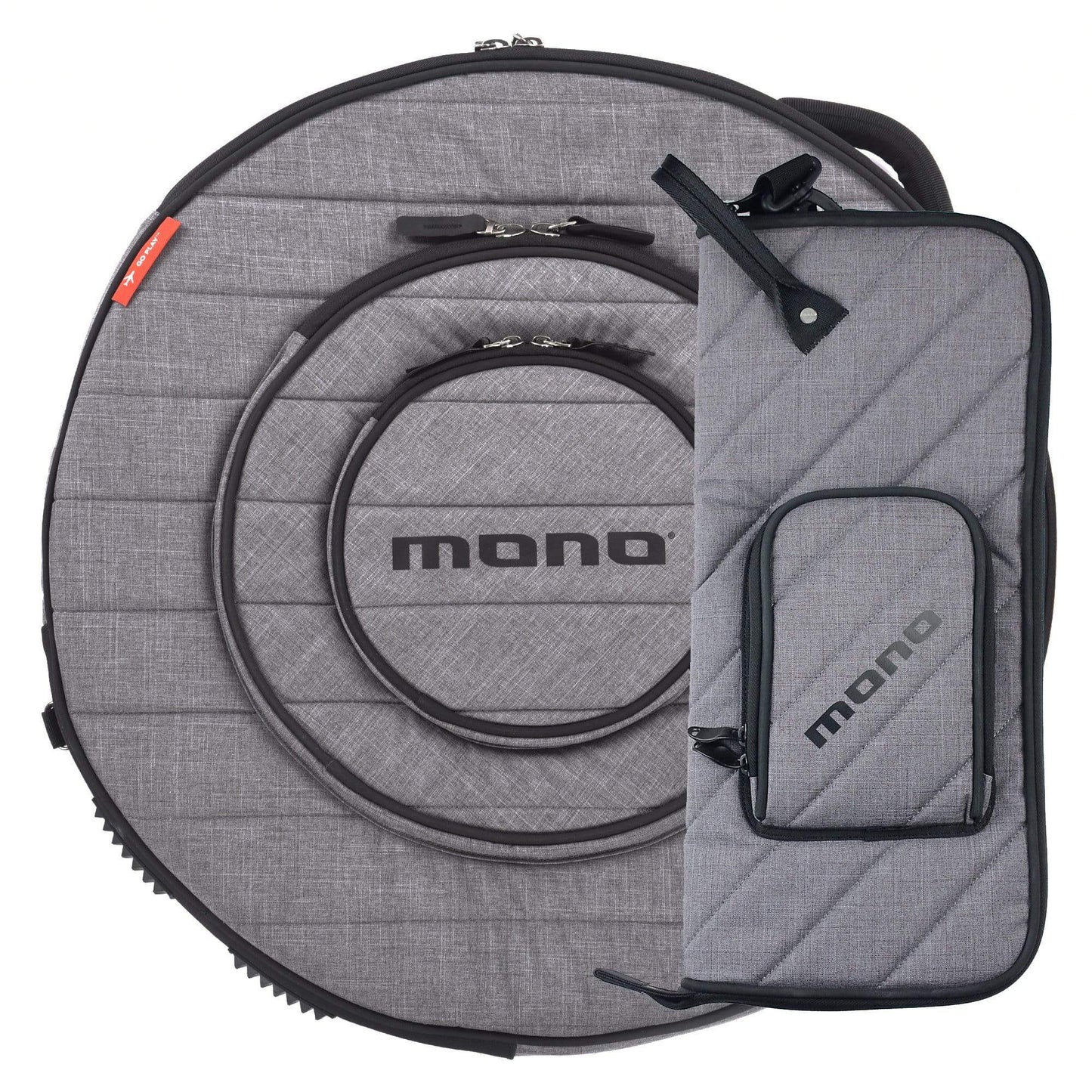 Mono M80 24" Cymbal Bag & Stick Bag Ash (2 Pack Bundle) Drums and Percussion / Parts and Accessories / Cases and Bags