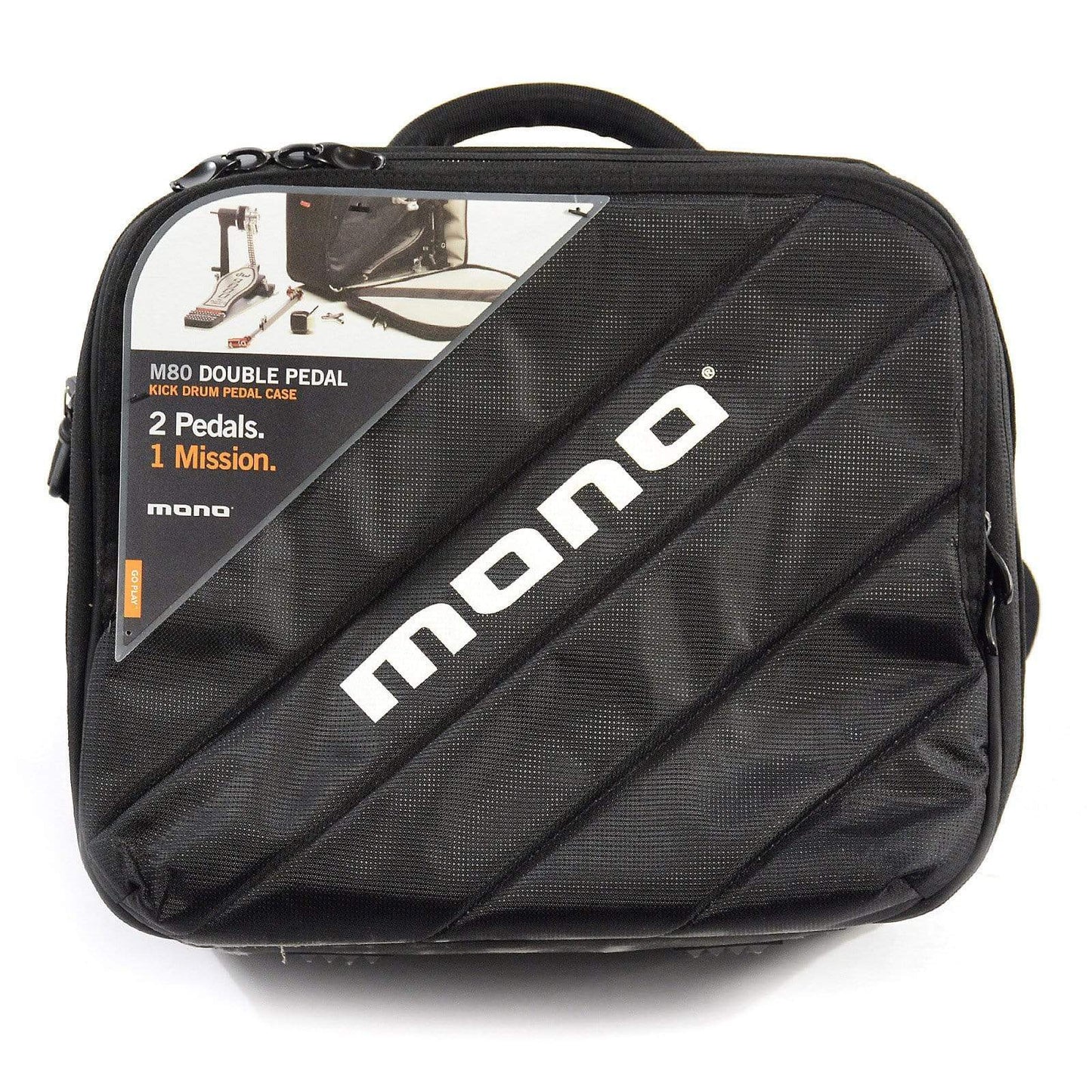 mono pedal case MONO M80 Double Bass Drum Pedal Bag Jet Black – Chicago Music Exchange