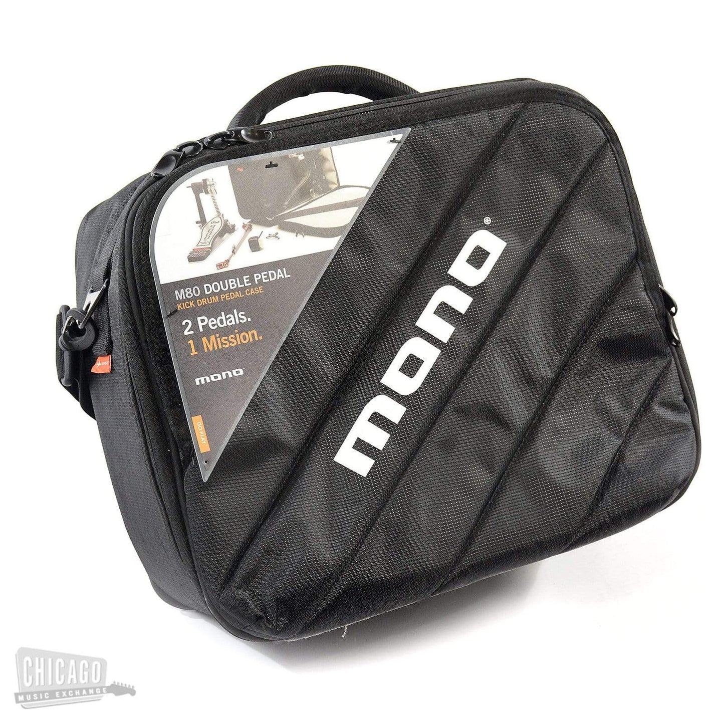 Mono M80 Double Bass Drum Pedal Bag Jet Black Drums and Percussion / Parts and Accessories / Cases and Bags