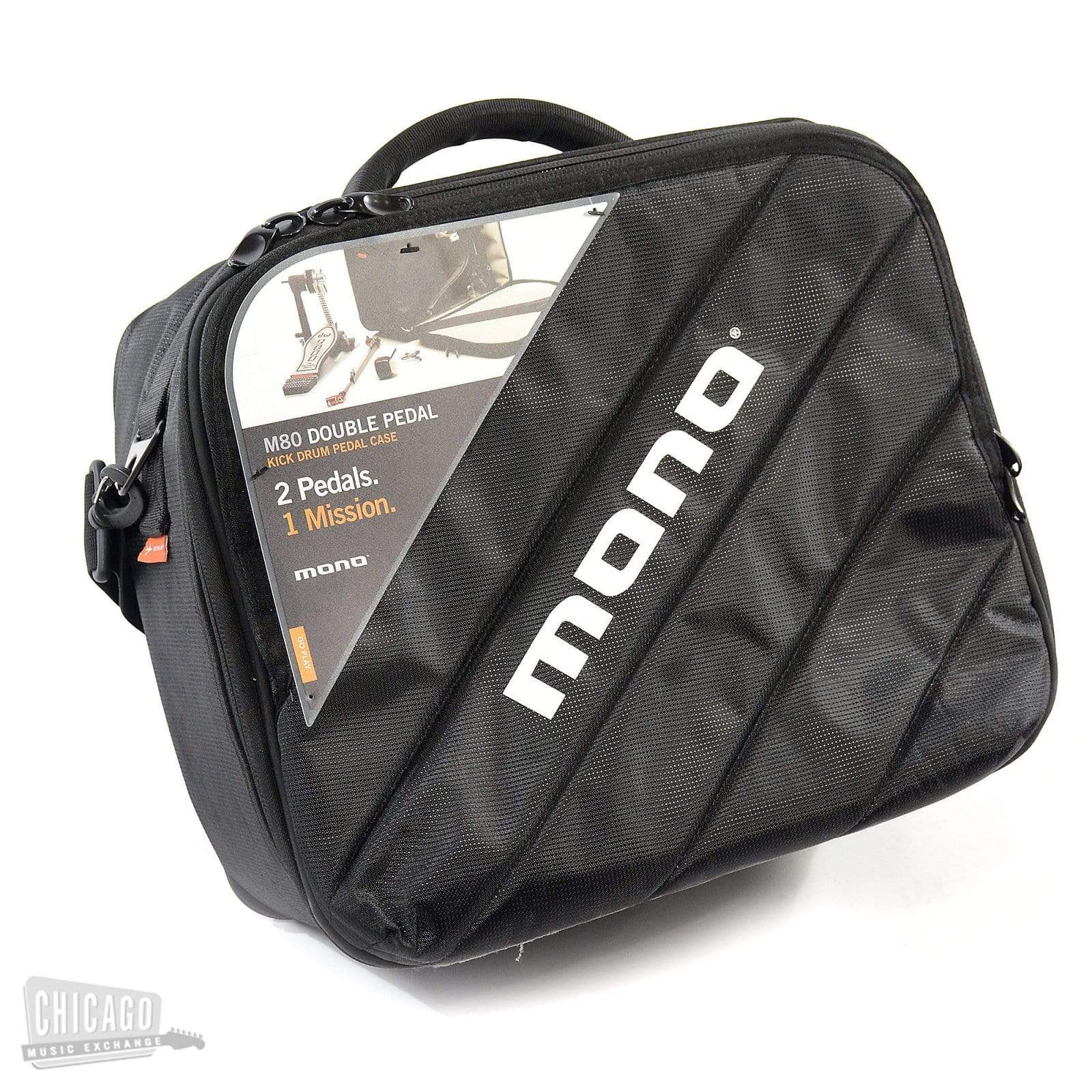 Mono M80 Double Bass Drum Pedal Bag Jet Black Drums and Percussion / Parts and Accessories / Cases and Bags