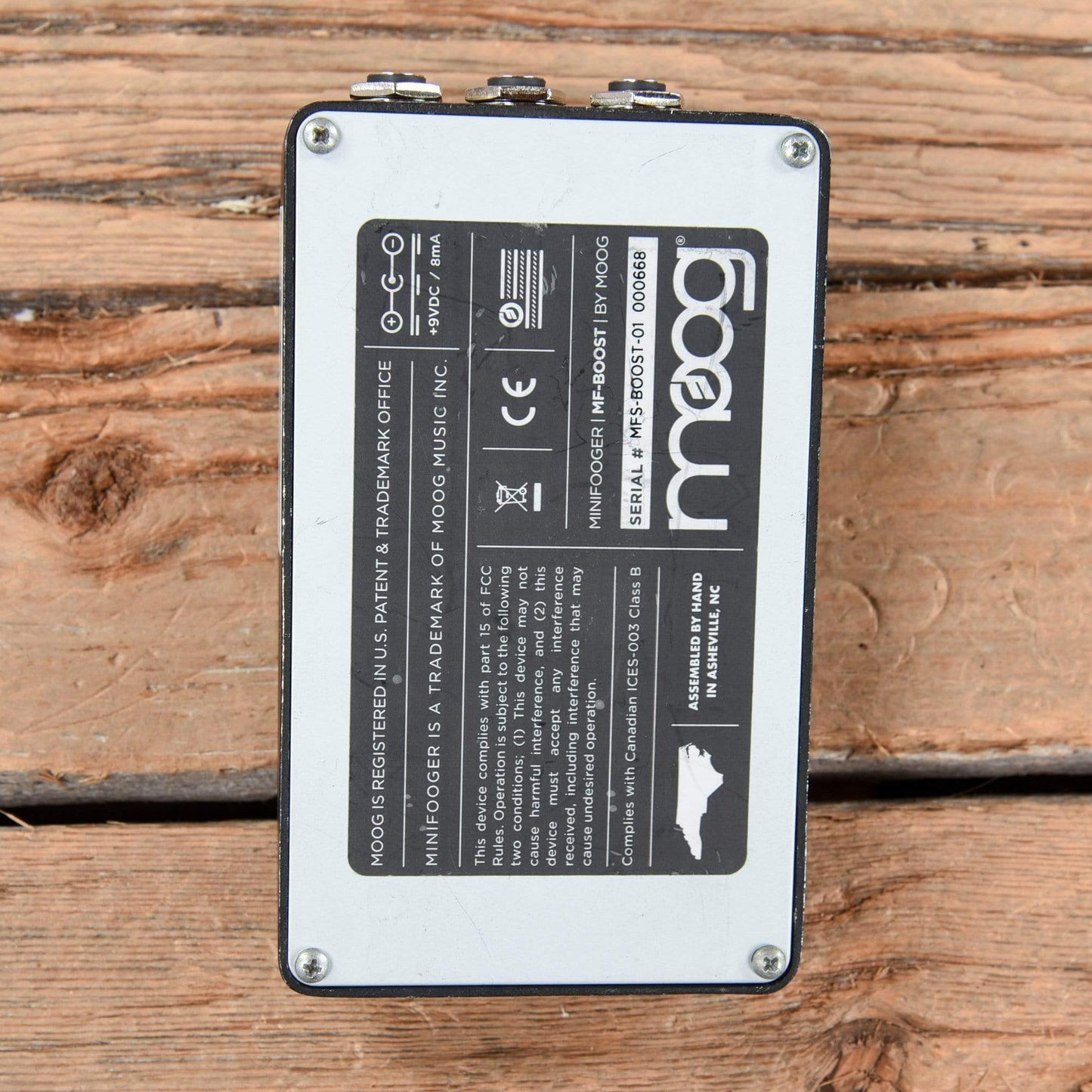 Moog Minifooger MF Boost Effects and Pedals / Overdrive and Boost