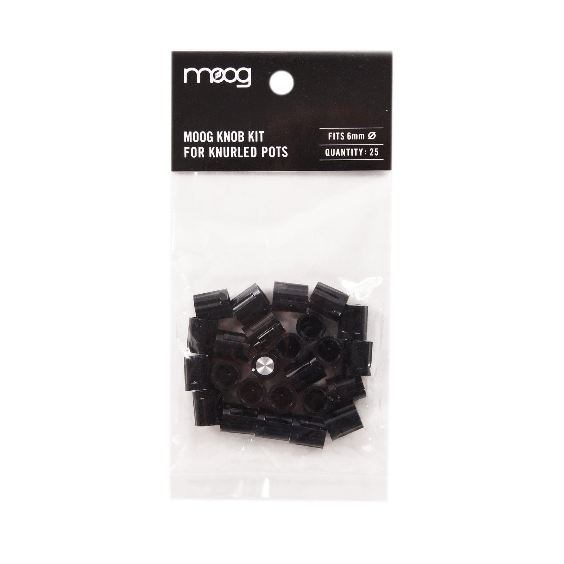 Moog Knob Kit for Knurled Pots 25-Pack Keyboards and Synths / Keyboard Parts