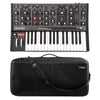Moog Grandmother Dark Semi-Modular Analog Synthesizer Bundle  w/SR Series Case Keyboards and Synths / Synths / Analog Synths