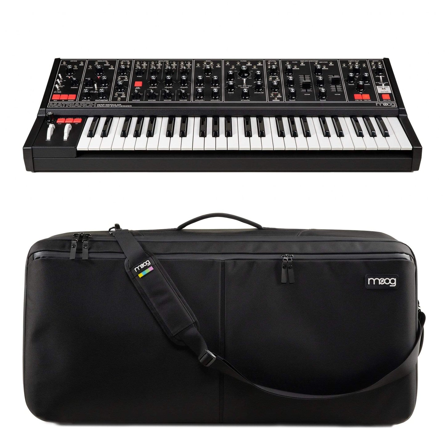 Moog Matriarch Dark Semi-Modular Analog Synthesizer and Step Sequence  w/SR Series Case Keyboards and Synths / Synths / Digital Synths