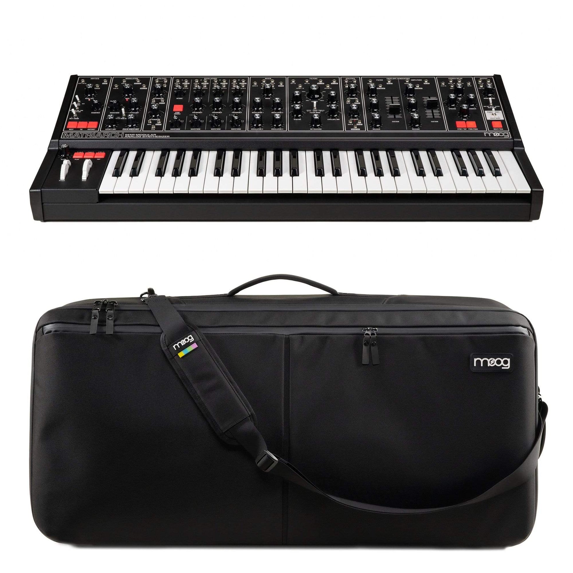 Moog Matriarch Dark Semi-Modular Analog Synthesizer and Step Sequence  w/SR Series Case Keyboards and Synths / Synths / Digital Synths