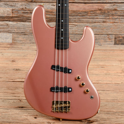 Moon JJ4 Fretless Salmon Bass Guitars / 4-String