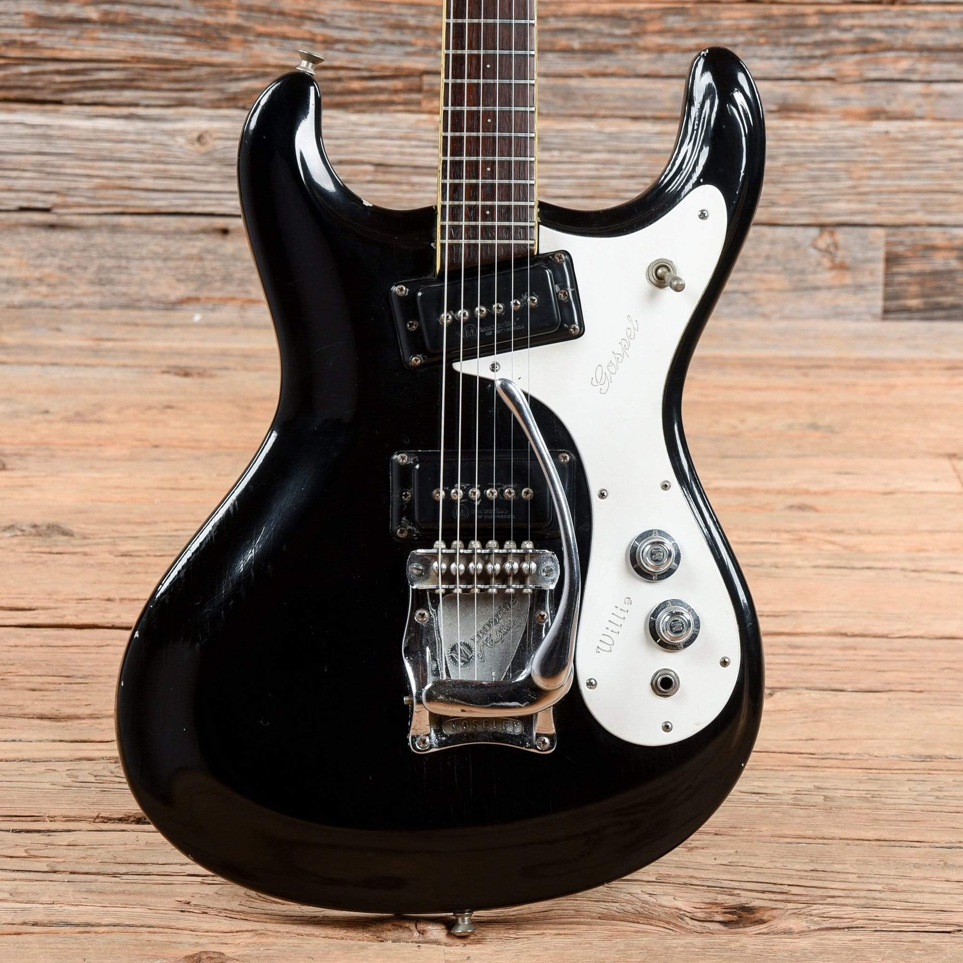 Mosrite Ventures Model Black Refin 1960s Electric Guitars / Solid Body