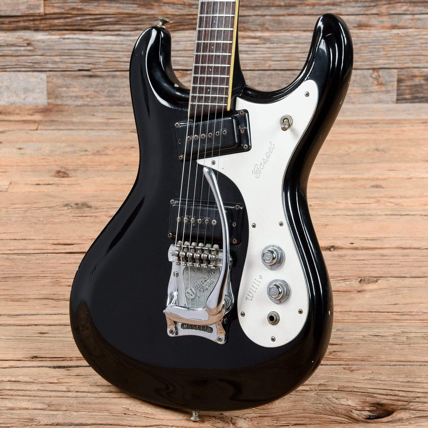 Mosrite Ventures Model Black Refin 1960s Electric Guitars / Solid Body