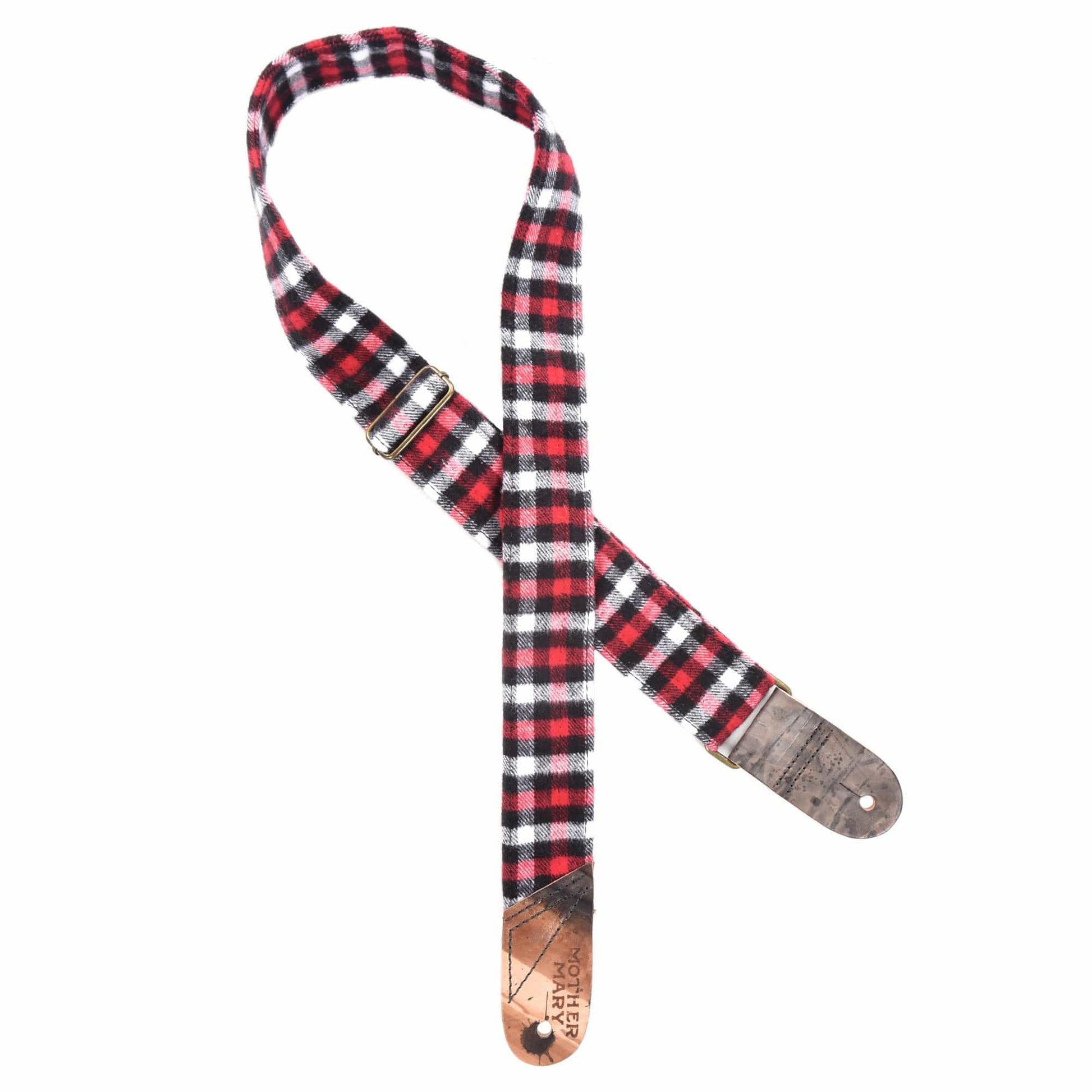 Mother Mary Casual Carl Red Black/White Flannel Plaid Strap Accessories / Straps