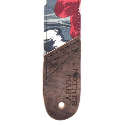 Mother Mary Dark Green/Berry Nature Foliage Guitar Strap Accessories / Straps