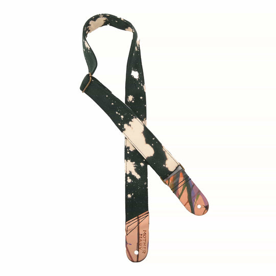 Mother Mary Forrest Green Bleached Guitar Strap Accessories / Straps