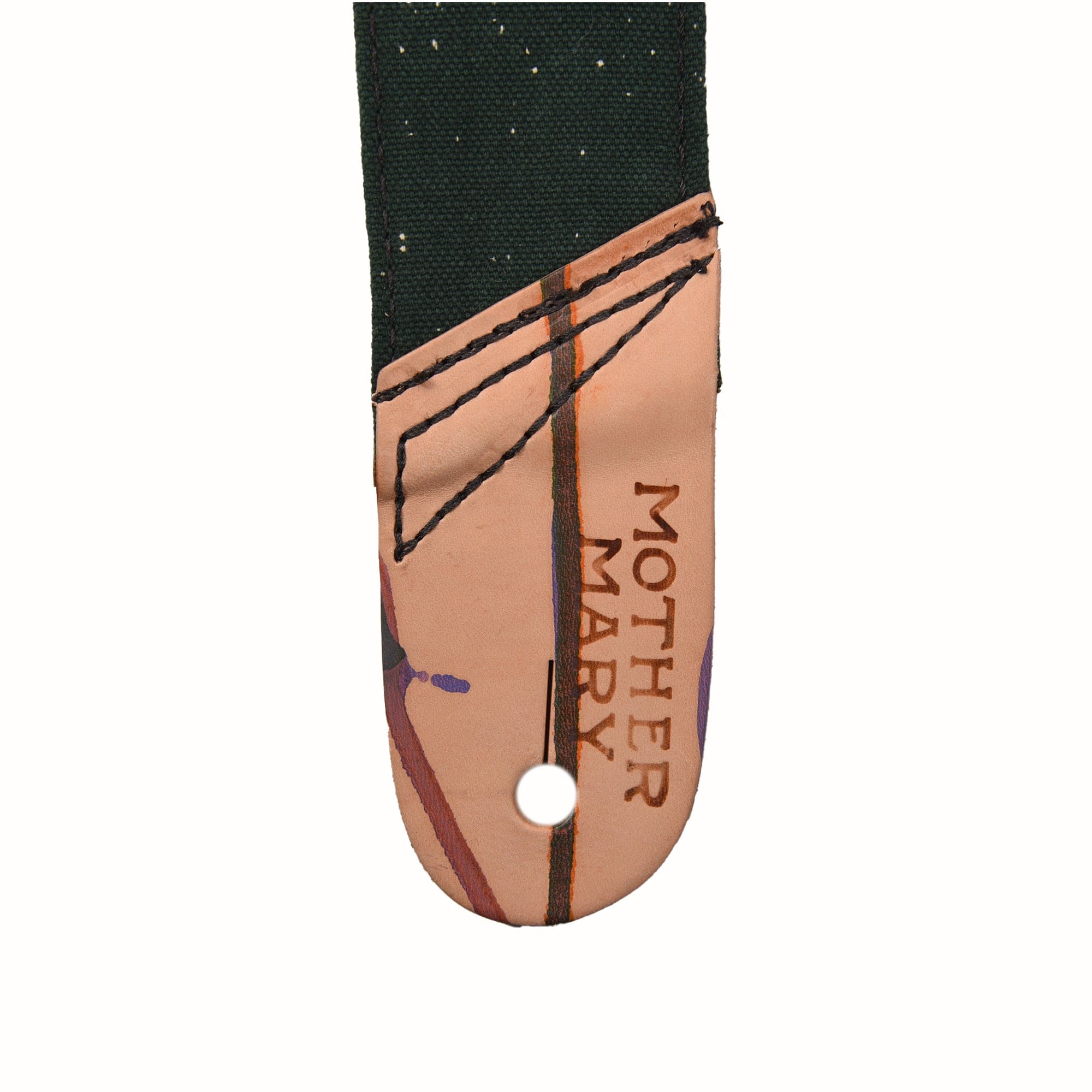 Mother Mary Forrest Green Bleached Guitar Strap Accessories / Straps