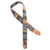 Mother Mary Midnight Cowboy Grey/Salmon/Yellow Southwest Guitar Strap Accessories / Straps