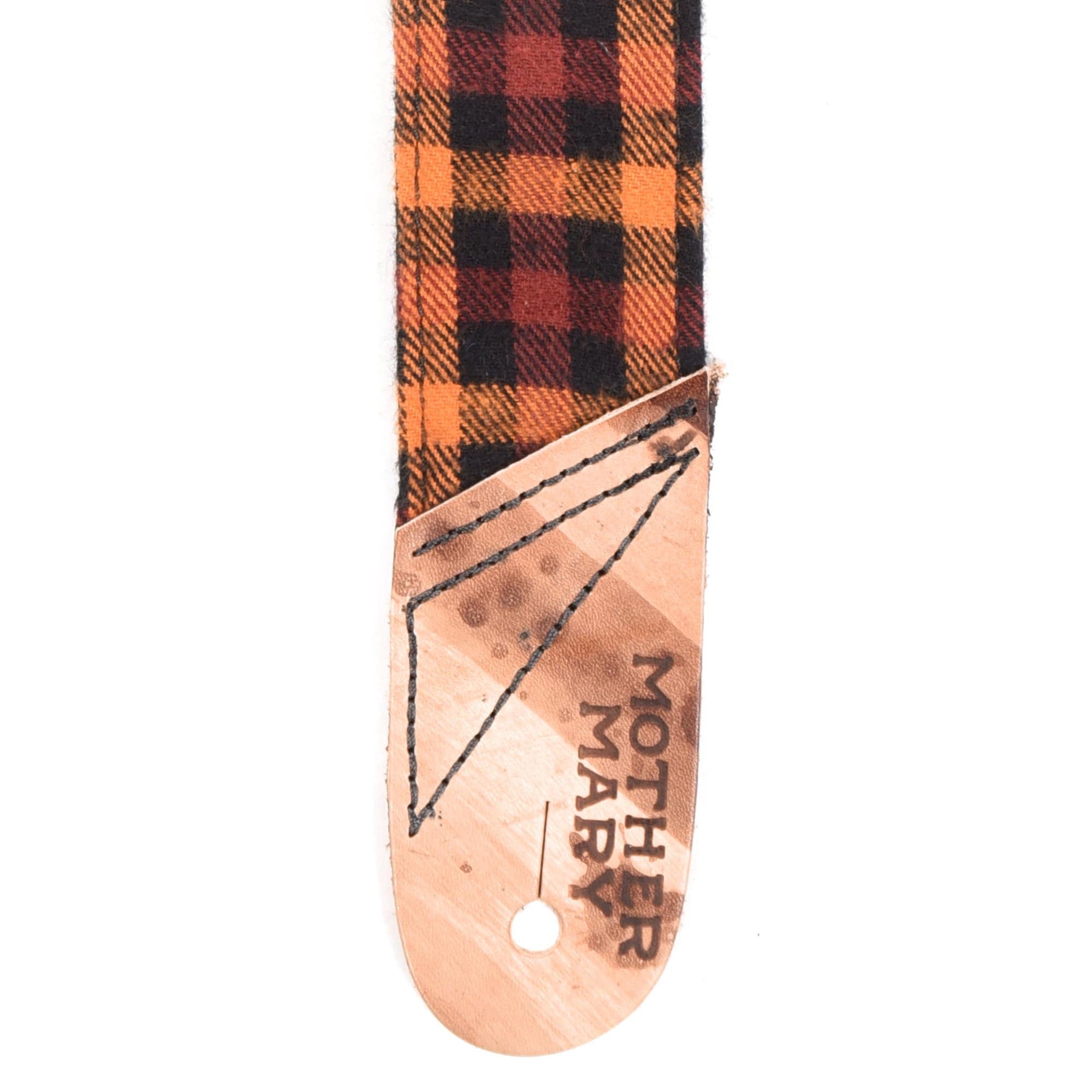 Mother Mary Orange Flannel Strap Accessories / Straps