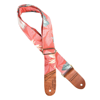 Mother Mary Salmon Hawaiian Guitar Strap Accessories / Straps