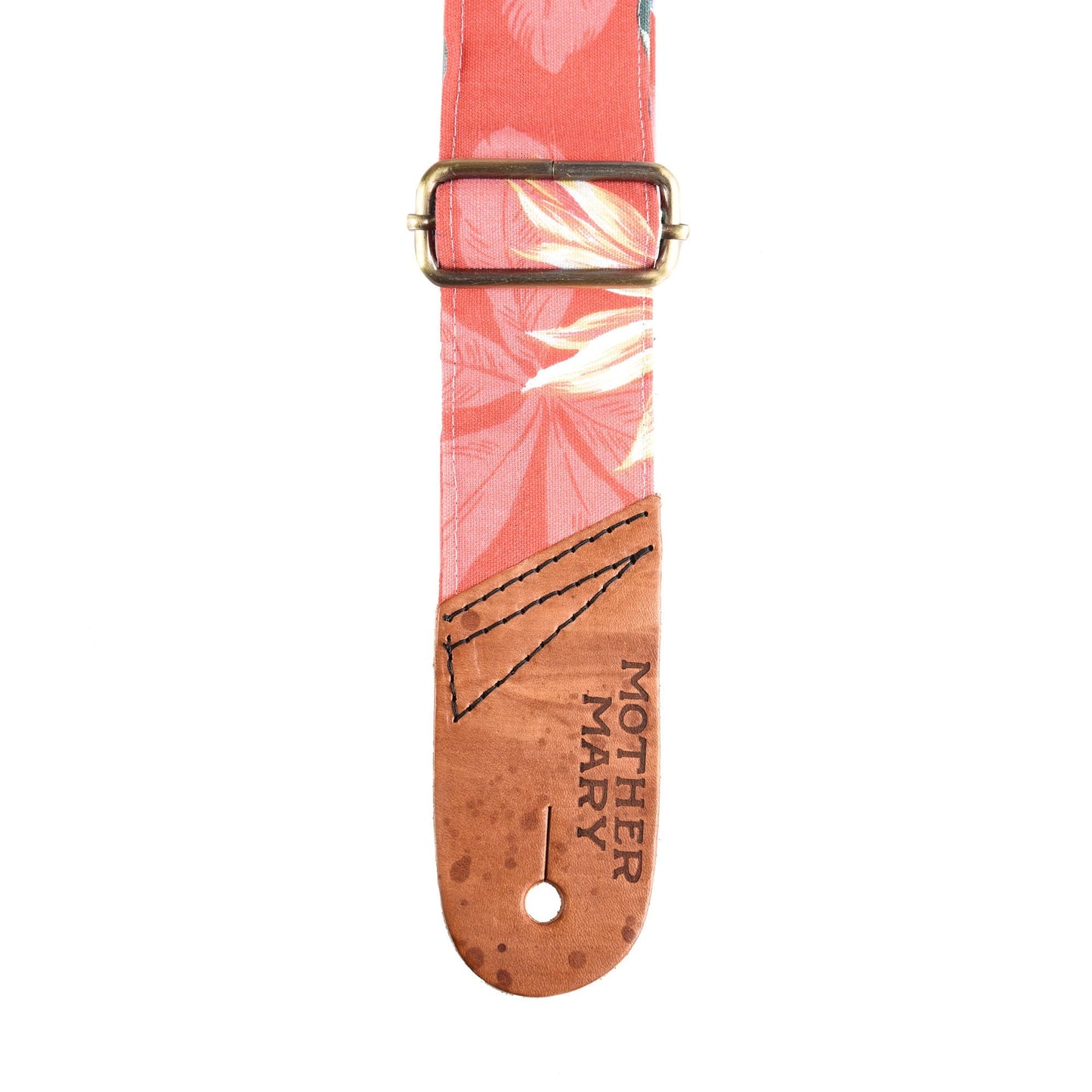 Mother Mary Salmon Hawaiian Guitar Strap Accessories / Straps