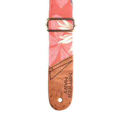 Mother Mary Salmon Hawaiian Guitar Strap Accessories / Straps