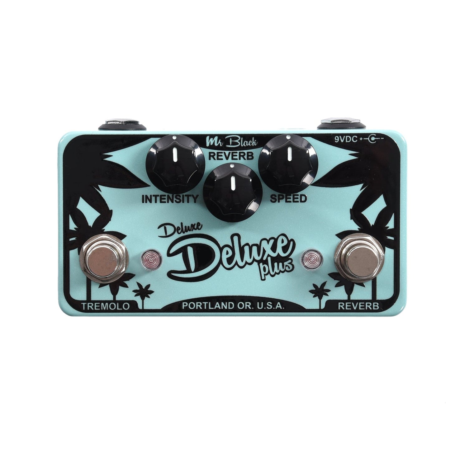 deluxe reverb pedal Mr. Black Deluxe DeluxePlus Reverb/Tremolo Pedal