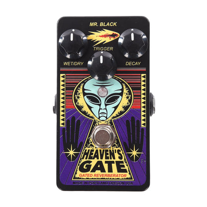 wet reverb pedal Mr. Black Heaven's Gate Gated Reverb Pedal – Chicago Music Exchange