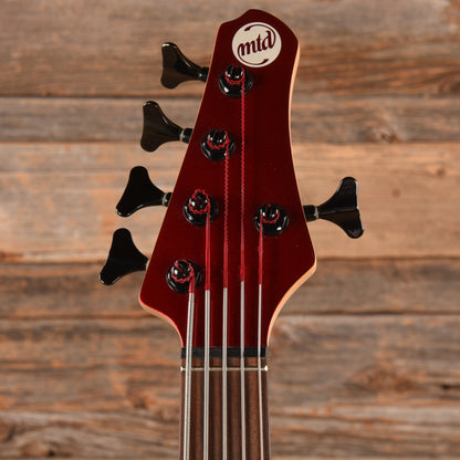 MTD Kingston Artist V Red Bass Guitars / 5-String or More