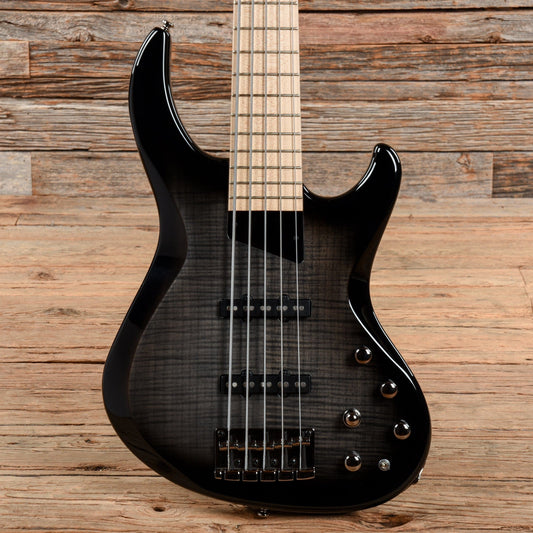 MTD Kingston Saratoga Deluxe 5 Transparent Black Burst 2021 Bass Guitars / 5-String or More