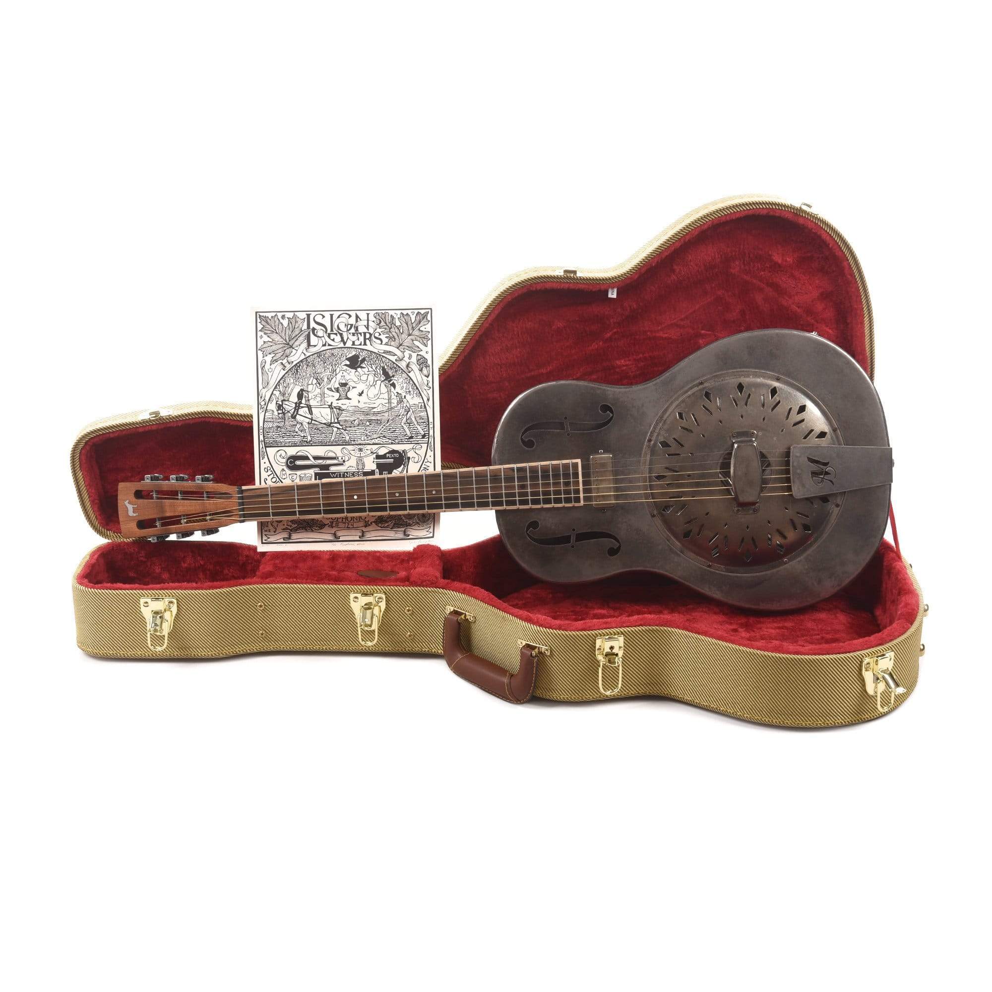 Mule Steel Tricone Resonator w/Mini Humbucker Acoustic Guitars / Resonator