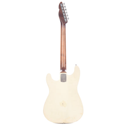 Mule Mulecaster Doublecut Baritone White Electric Guitars / Baritone