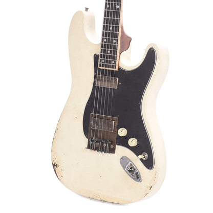 Mule Mulecaster Doublecut Baritone White Electric Guitars / Baritone