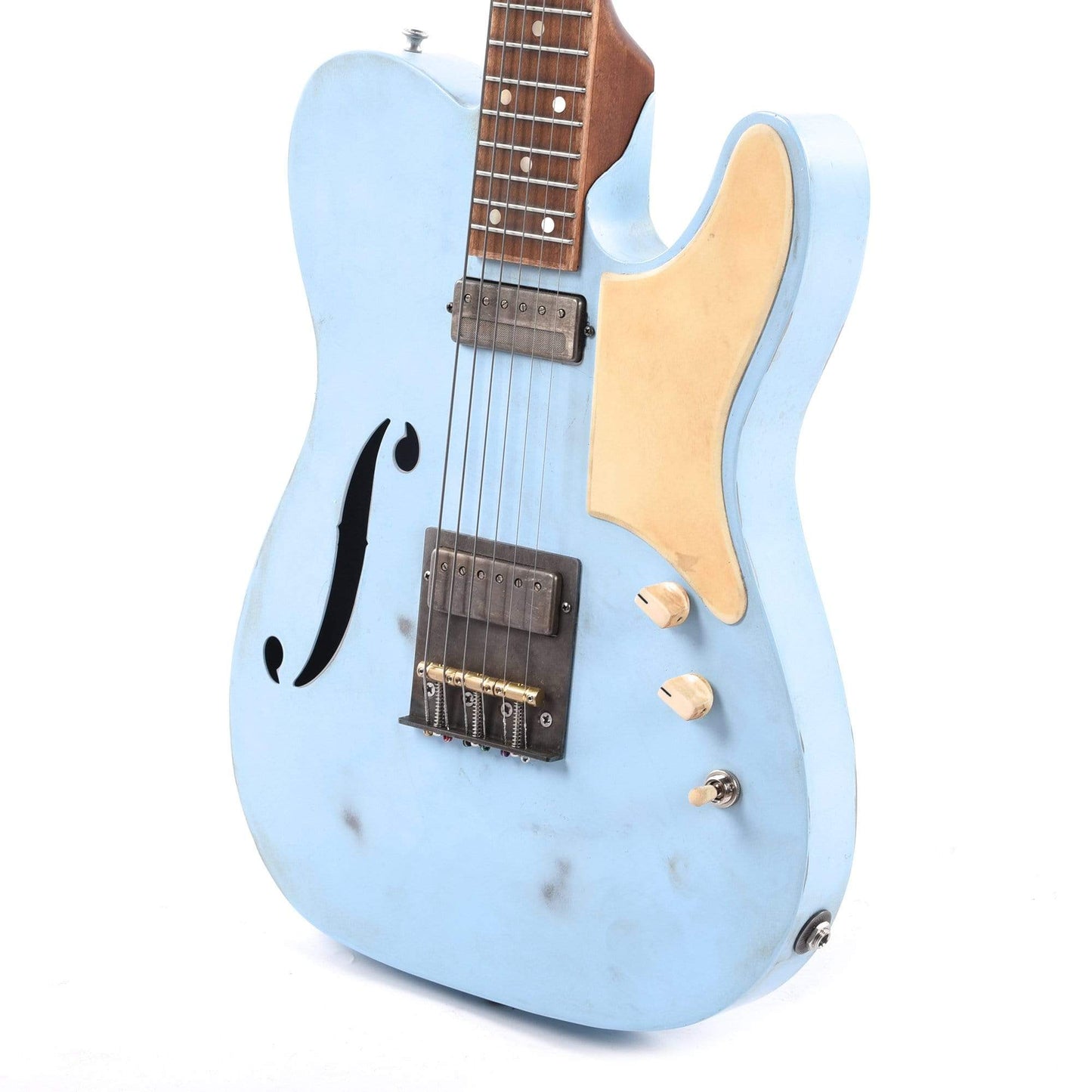Mule Mulecaster Powder Blue Electric Guitars / Hollow Body