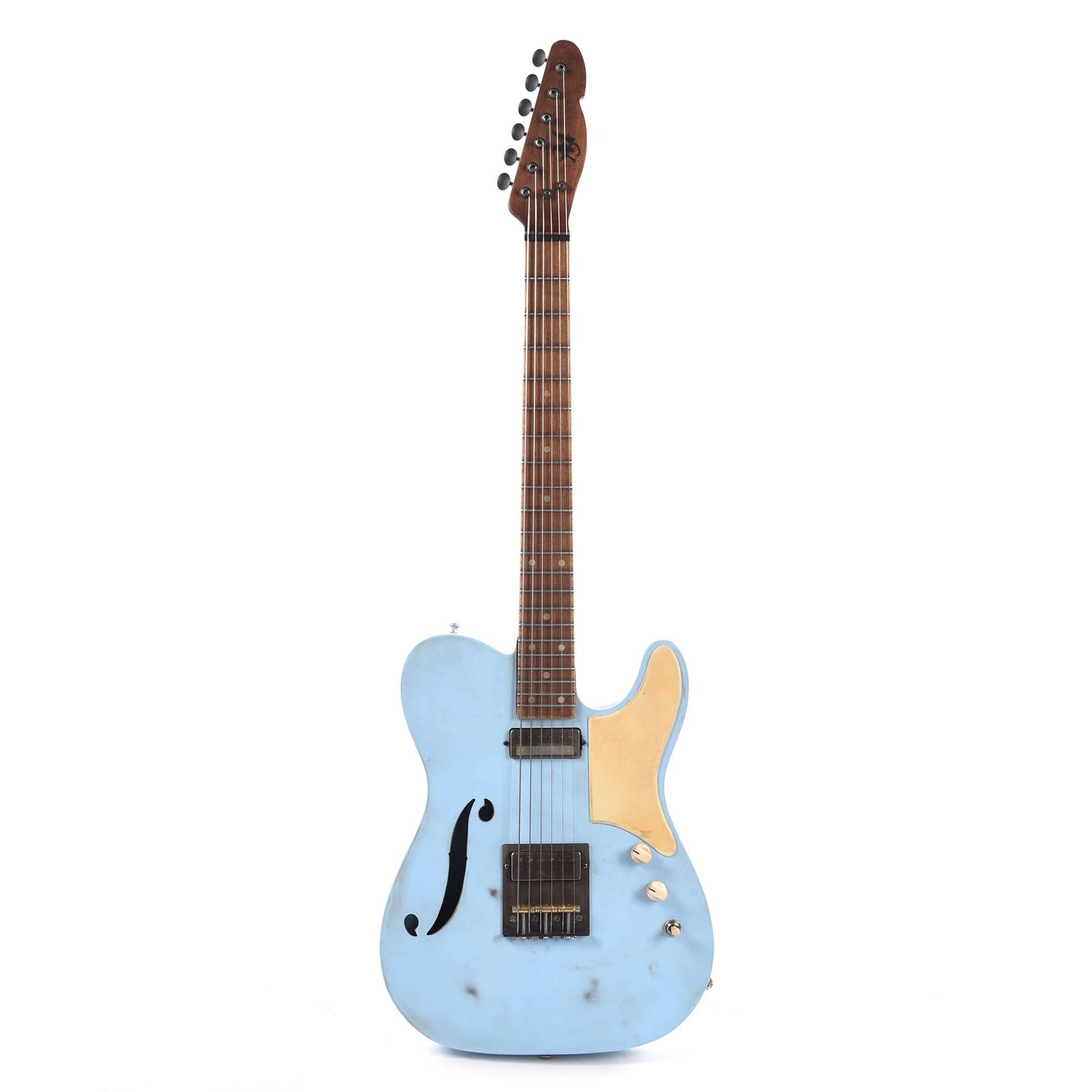 Mule Mulecaster Powder Blue Electric Guitars / Hollow Body