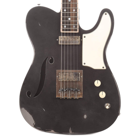 Mule Mulecaster Singlecut Black Electric Guitars / Hollow Body