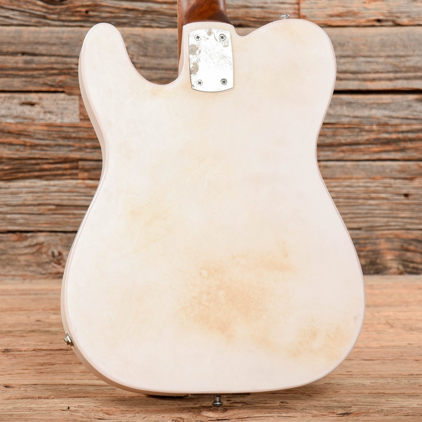 Mule Mulecaster White Electric Guitars / Semi-Hollow