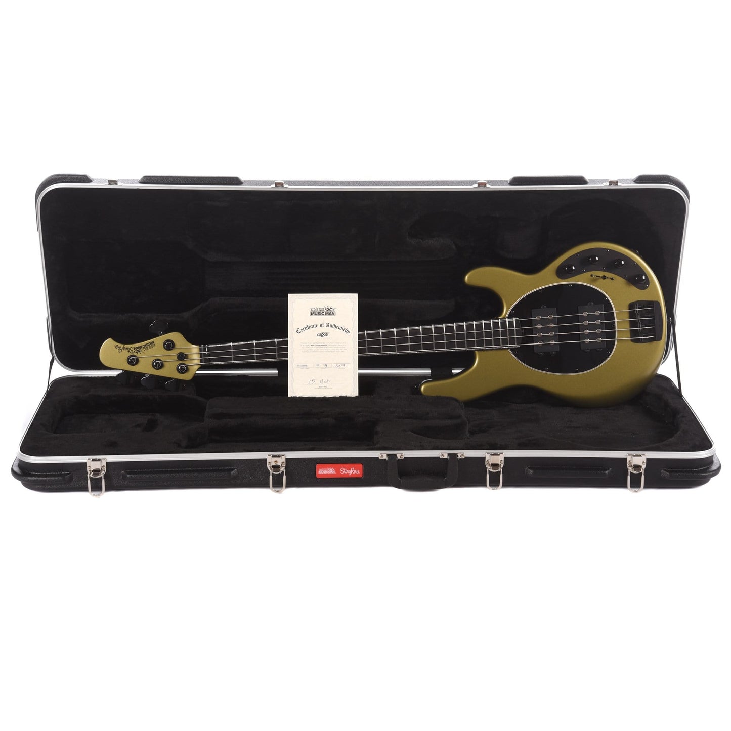 Music Man BFR StingRay Special 4 HH Dargie Delight 3 w/Painted Headstock Bass Guitars / 4-String