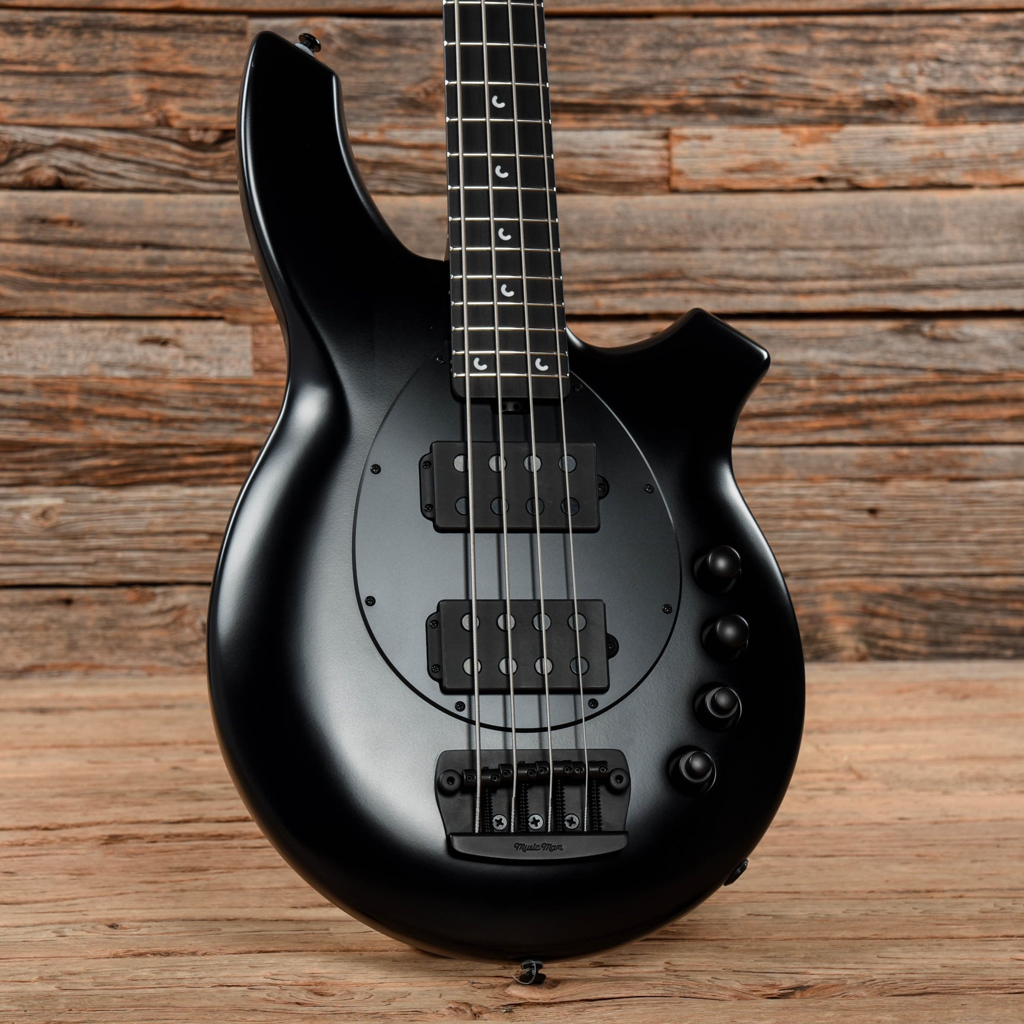Music Man Bongo 4 HH Stealth Black 2021 – Chicago Music Exchange
