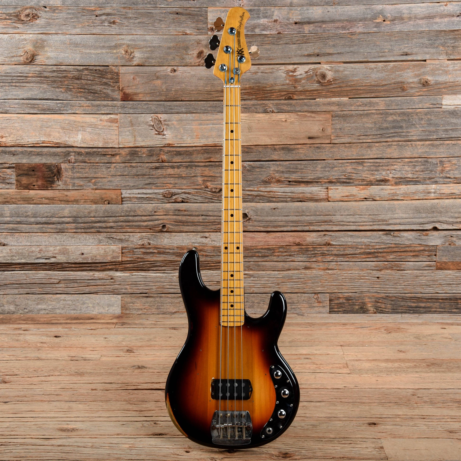 Music Man Cliff Williams Icon Series StingRay Back In Burst Bass Guitars / 4-String