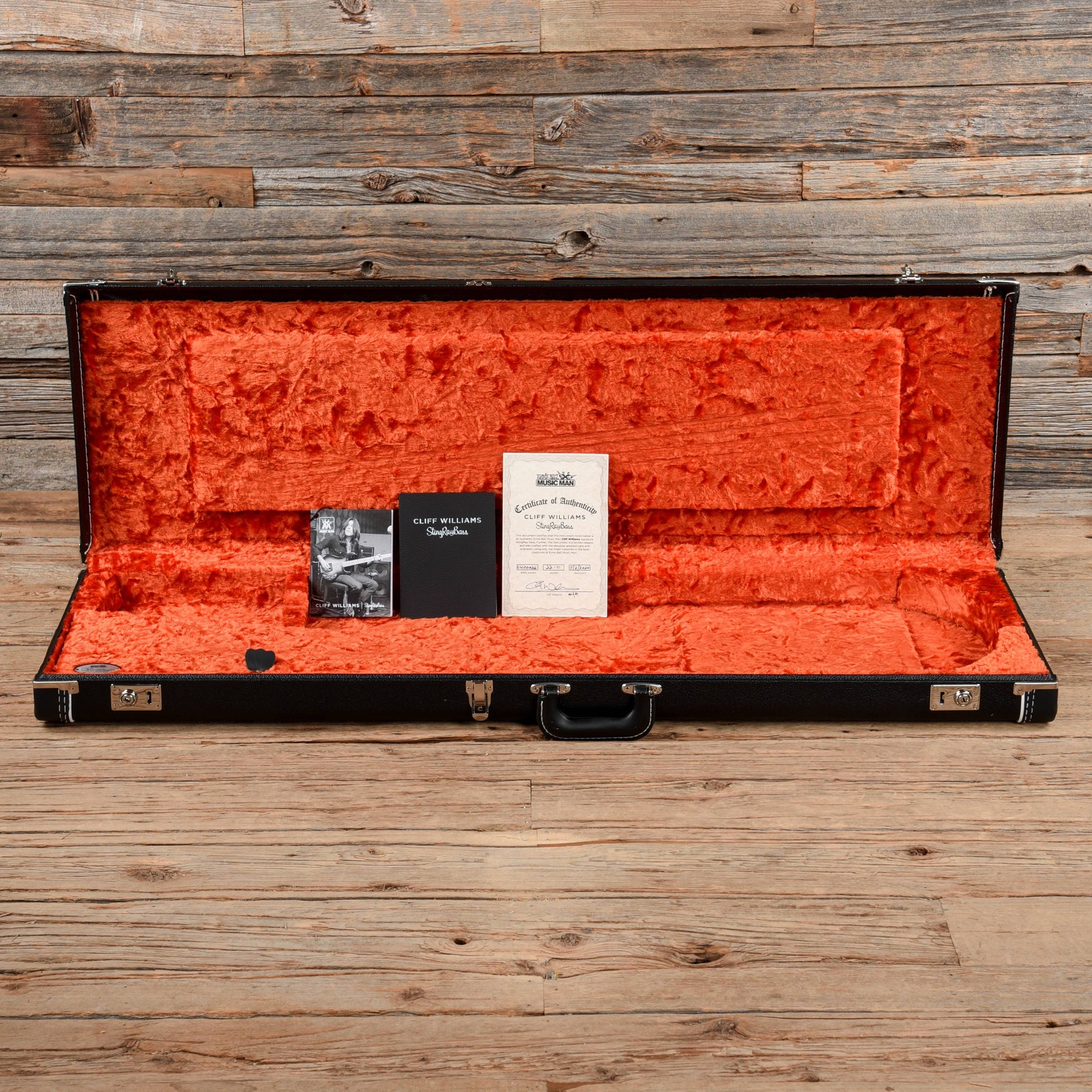 Music Man Cliff Williams Icon Series StingRay Back In Burst Bass Guitars / 4-String