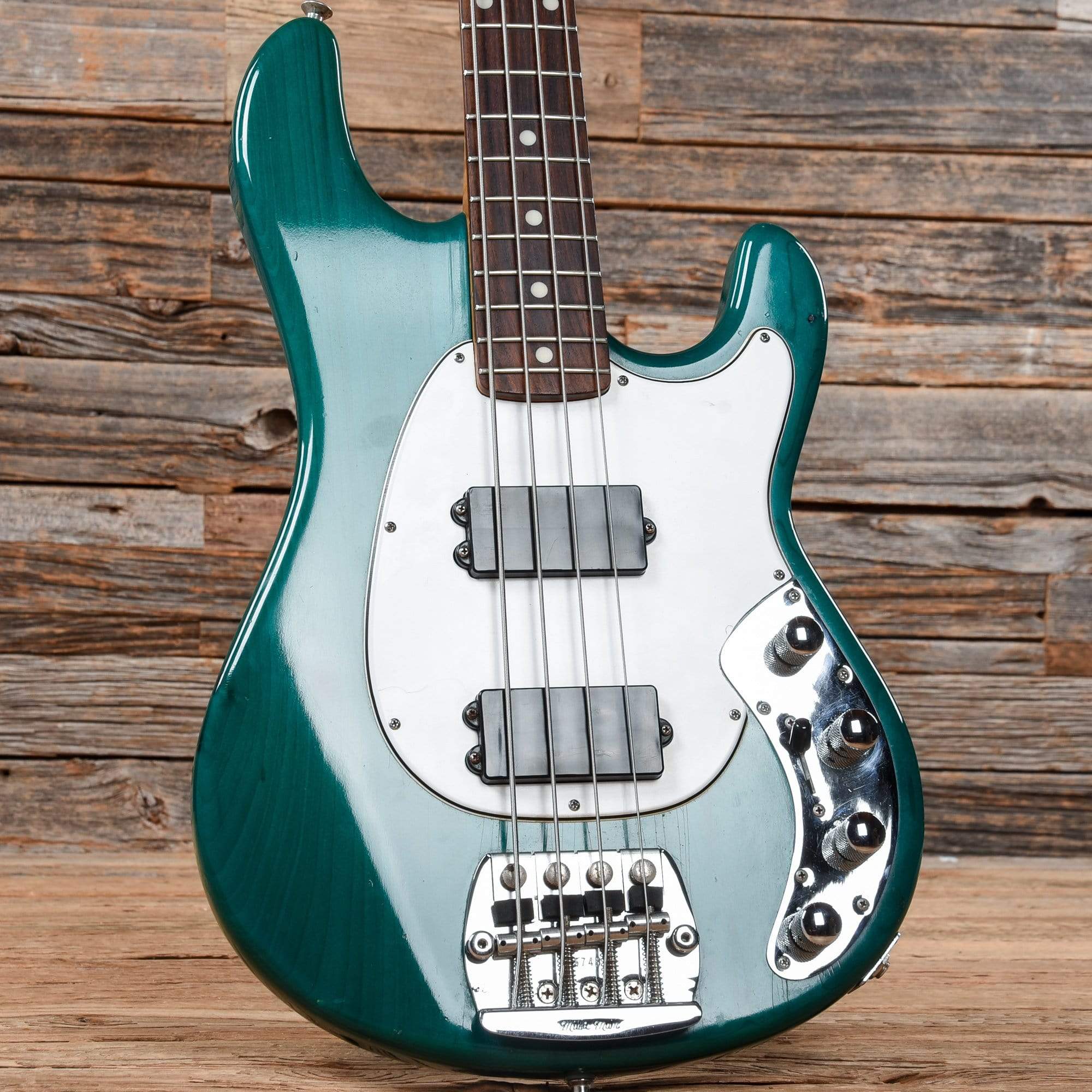 Sabre Trans Music Man Sabre Bass Trans Green 1987 – Chicago Music Exchange
