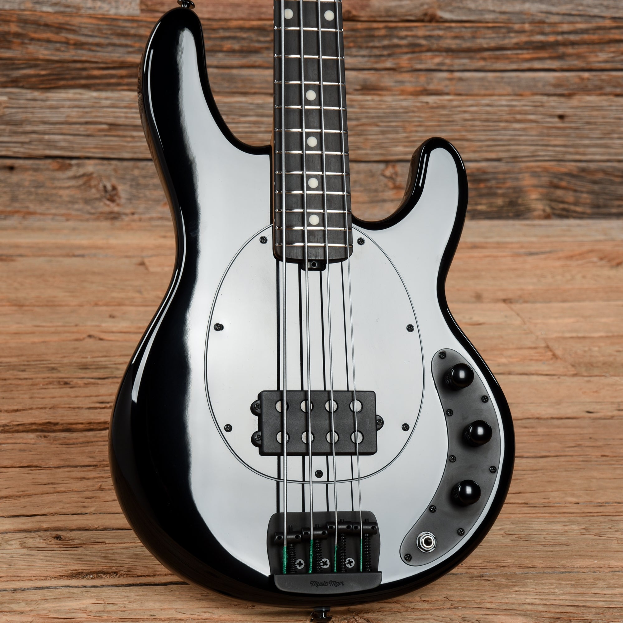 Music Man Short Scale StingRay Black 2023 Bass Guitars / 4-String