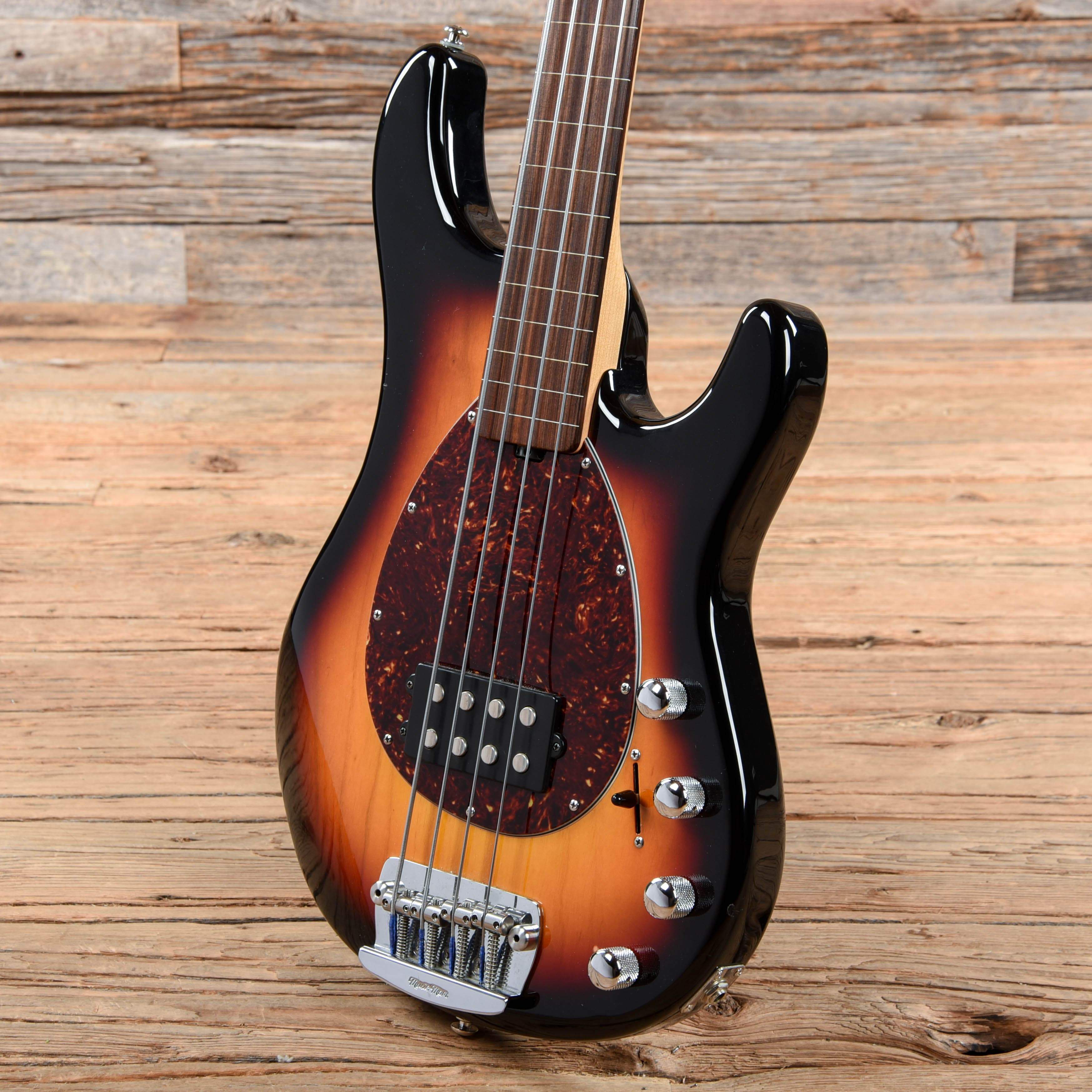 Music Man Sterling 4 H Fretless Vintage Sunburst 2001 Bass Guitars / 4-String