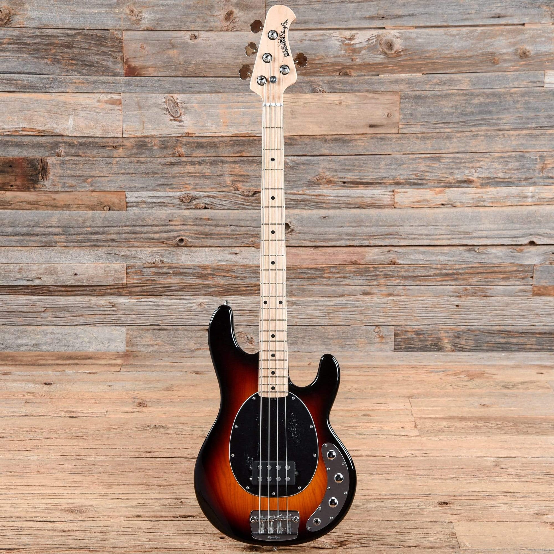 Music Man Sting Ray 2EQ Vintage Sunburst Bass Guitars / 4-String