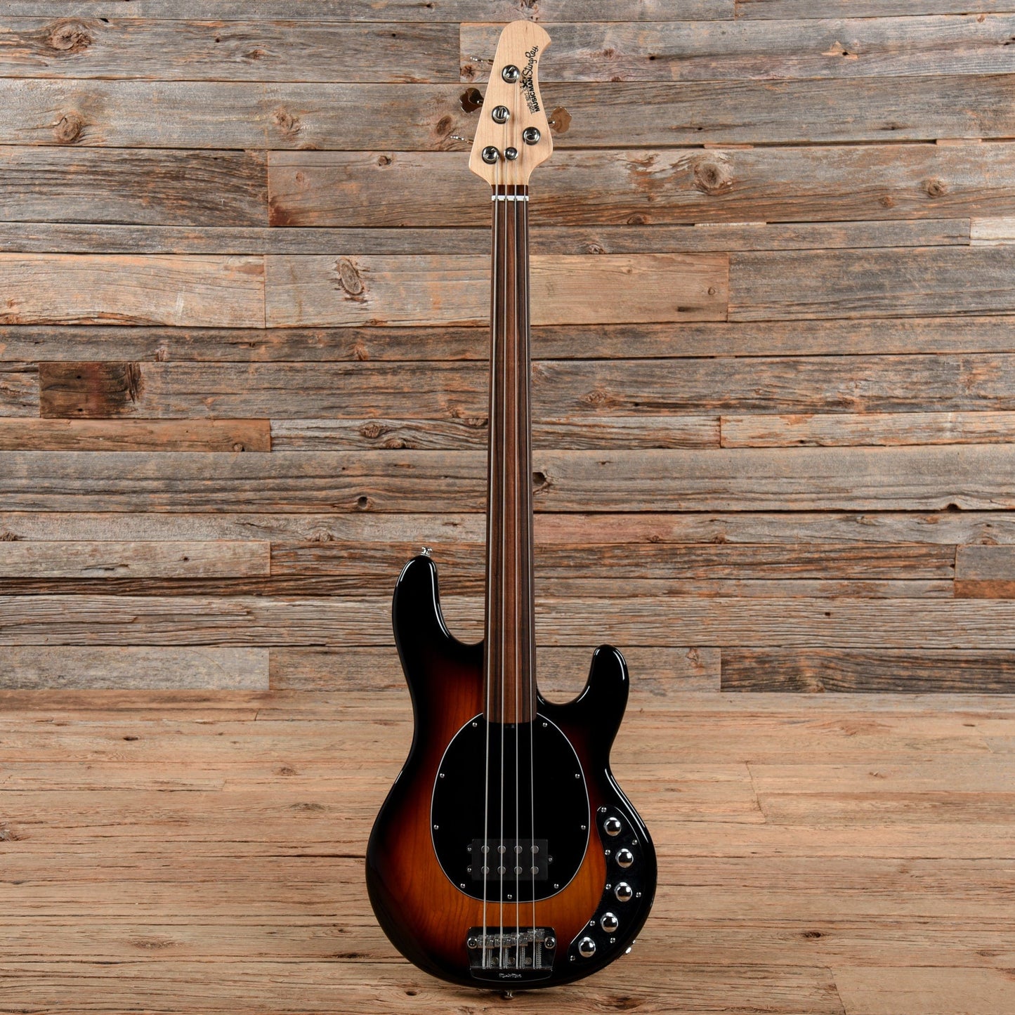Music Man StingRay 4 H Fretless w/Piezo Sunburst 2014 Bass Guitars / 4-String