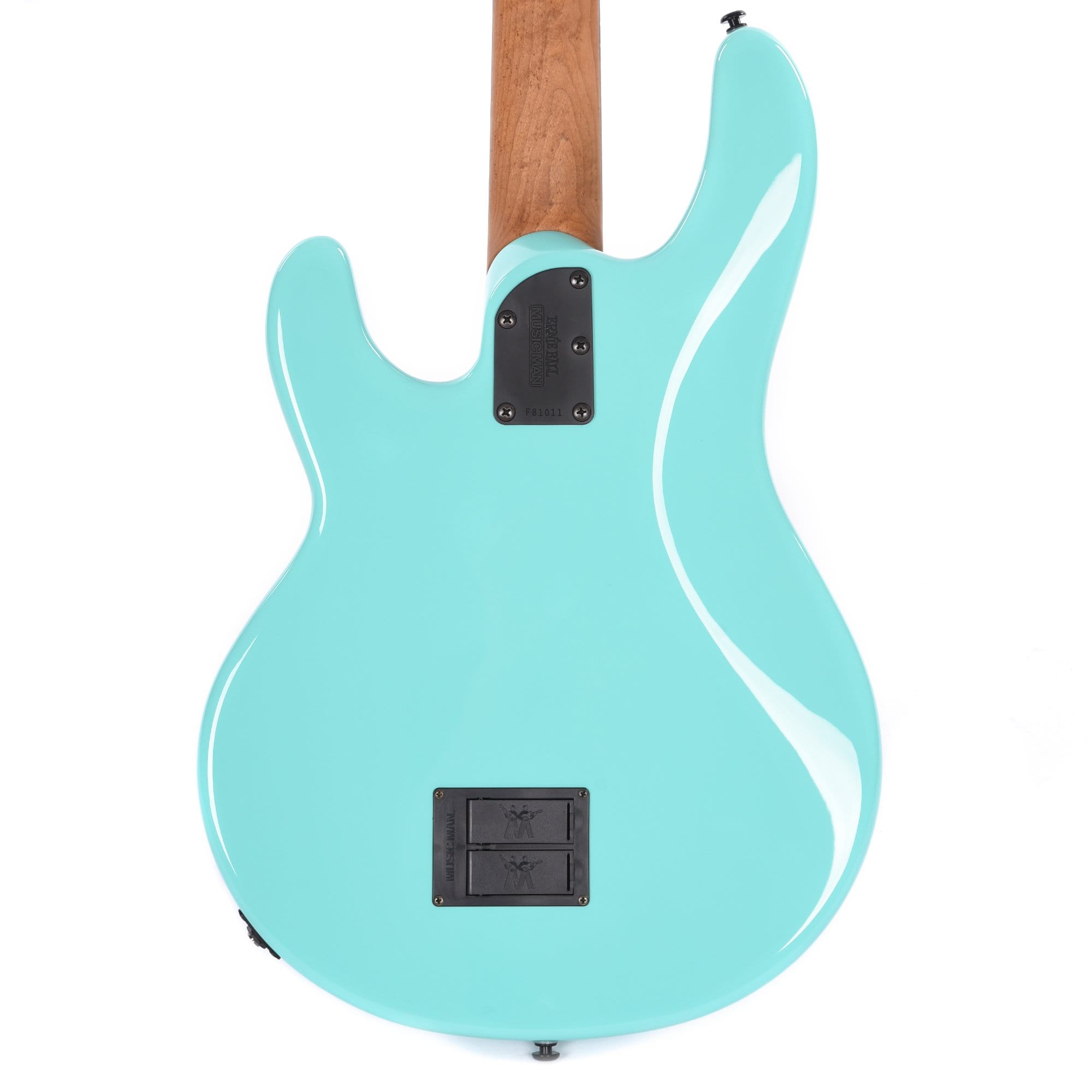 Music Man StingRay 4 Special H Cruz Teal Ebony Fingerboard w/White Pickguard Bass Guitars / 4-String