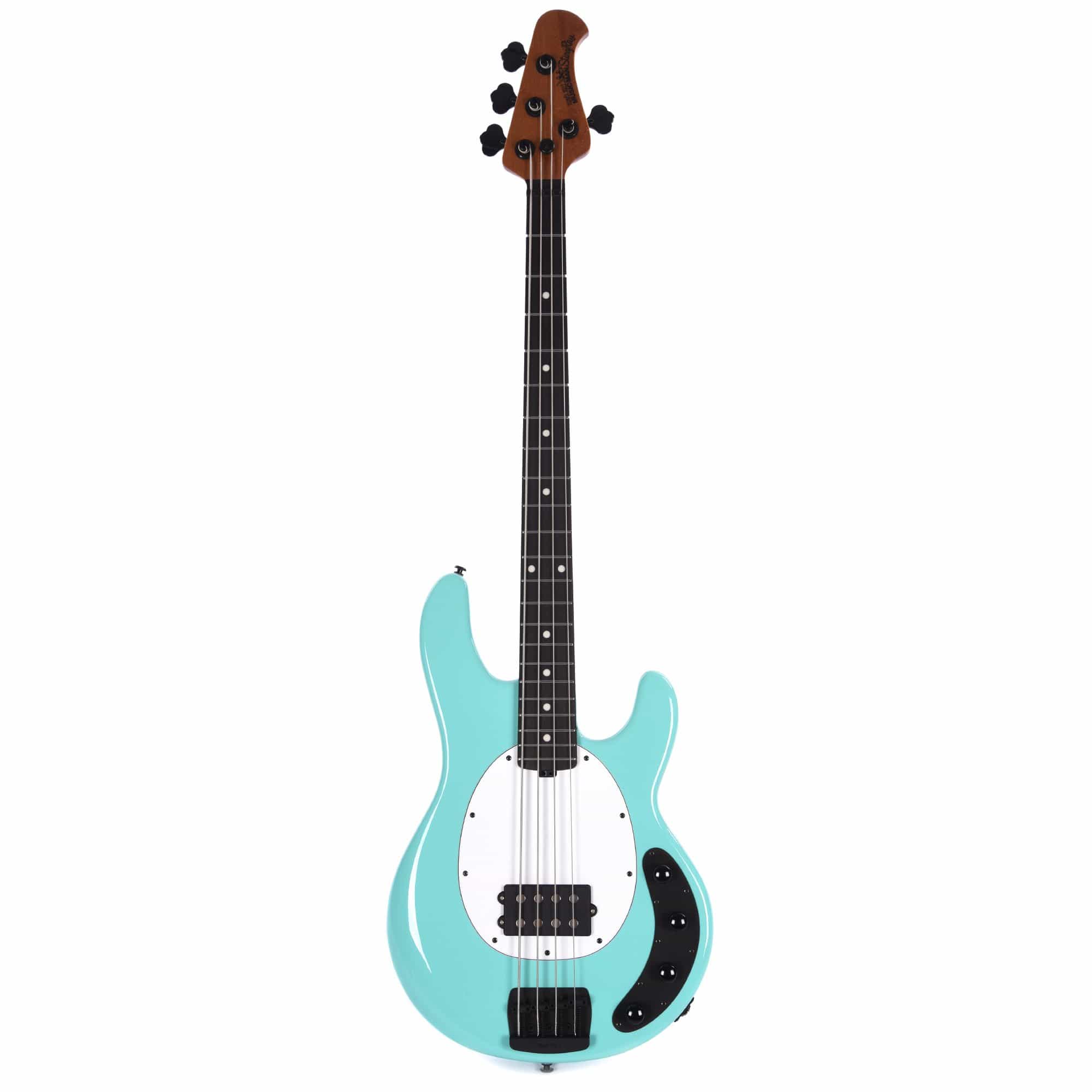 Music Man StingRay 4 Special H Cruz Teal Ebony Fingerboard w/White Pickguard Bass Guitars / 4-String
